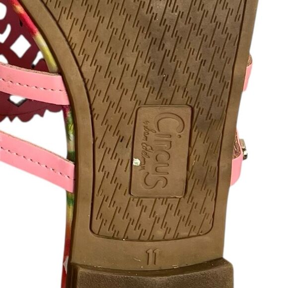 Circus by Sam Edelman Clara Flip Flop Sandals Womens 11M Pink Patent Flat Shoes - Picture 7 of 7